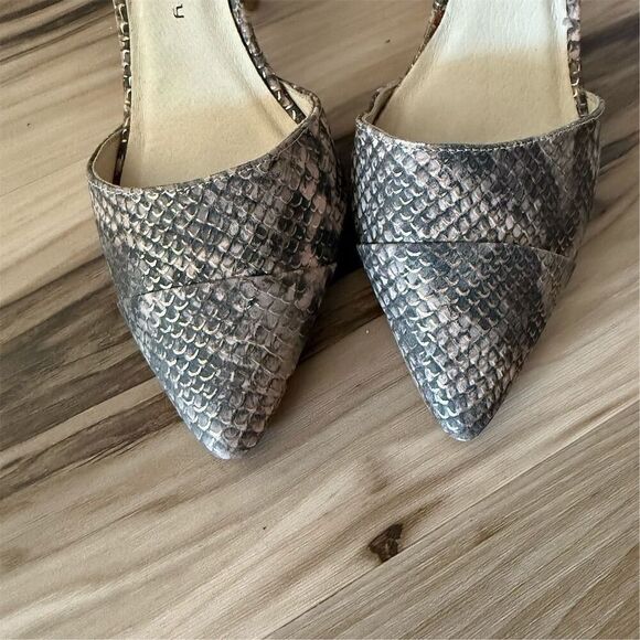 Chinese Laundry Women's Brown Snakeskin D'Orsay Heels Size 8M - Picture 3 of 7
